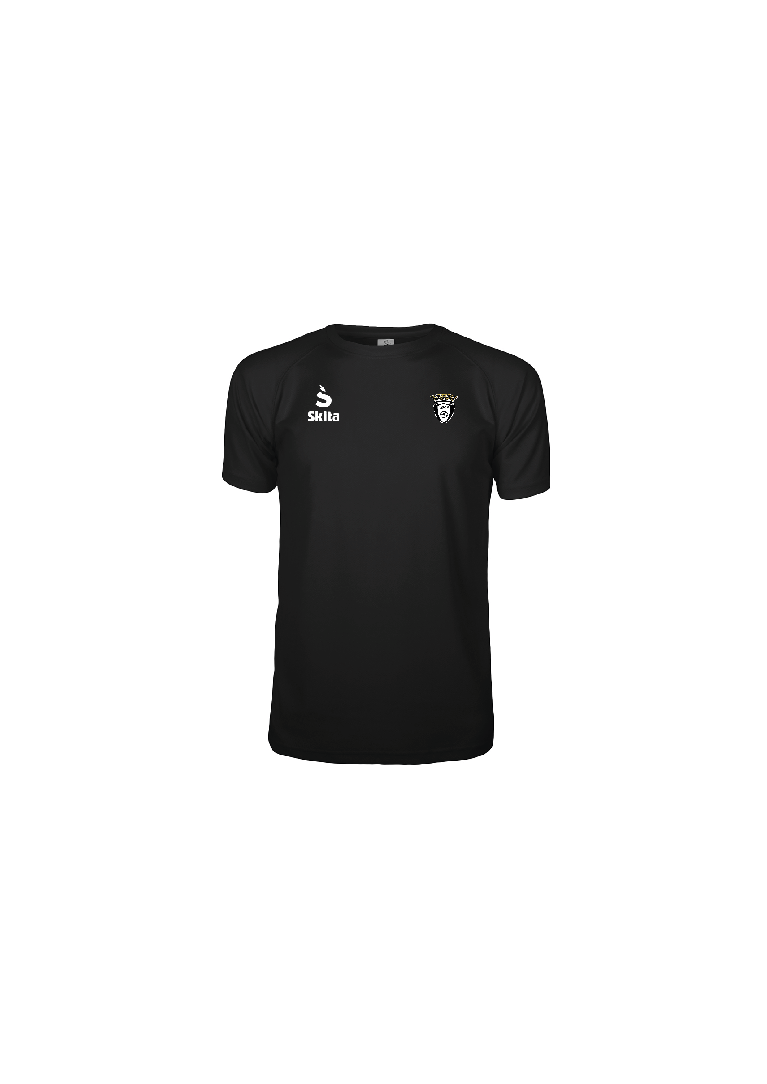 T-shirt respirant noir (AS PORTUGAIS DE L'OURQ DE MITRY)